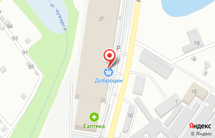 Магазин Доброцен в Тамбове на карте