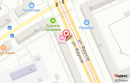 Салон-парикмахерская Люкс в Екатеринбурге на карте