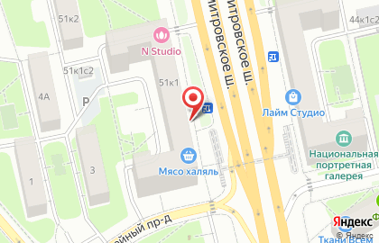 Супермаркет Пятёрочка в Москве на карте