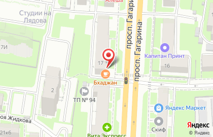 Торгово-сервисная компания Мастер-Крепеж на проспекте Гагарина на карте