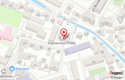 Отдел полиции по Кировскому району на карте