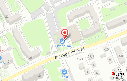 Пункт выдачи Dpd на Аэродромной улице на карте