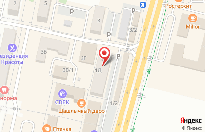 Сервис заказа легкового транспорта Максим в Калининграде на карте