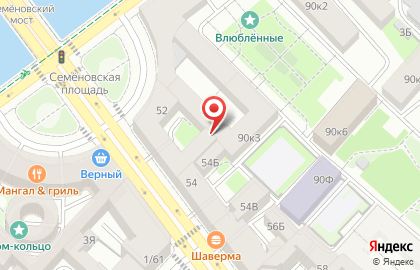 Военный комиссариат Ленинградской области в Адмиралтейском районе на карте