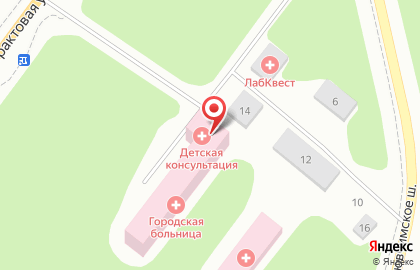 Сыктывкарская городская больница в Сыктывкаре на карте