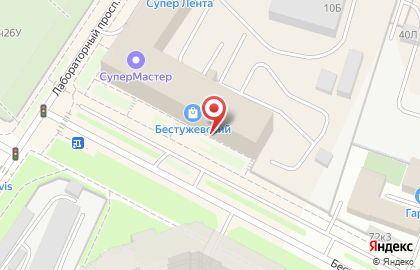 Сервисный центр Мобильный Техсервис на Бестужевской улице на карте