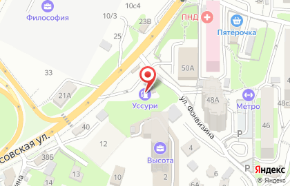 Бензо на Некрасовской улице на карте