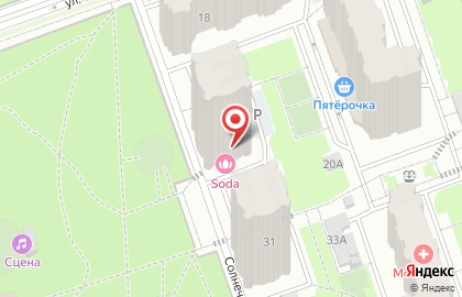 Студия маникюра и красоты Soda на карте