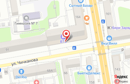 Центральная городская библиотека им. Н.К. Крупской в Тамбове на карте