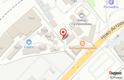 Магазин продовольственных магазинов Сокурские Хлеба в Заводском районе на карте