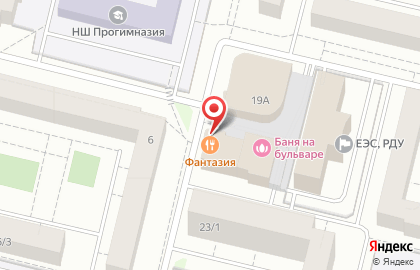 Ресторан Фантазия в Ханты-Мансийске на карте