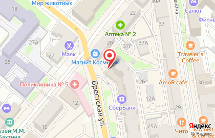 Компания Эксперт на Брестской улице на карте