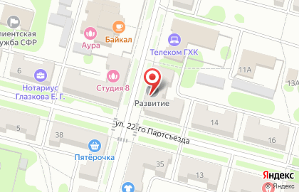 ОАО Развитие на карте
