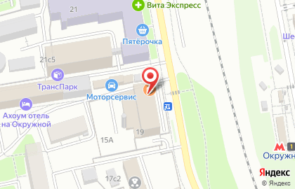 Столовая в Москве на карте