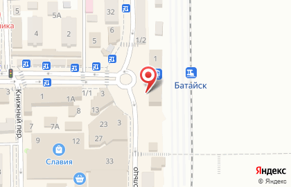 Банкомат ВТБ на Привокзальной улице в Батайске на карте