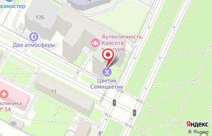 Магазин цветов и подарков Настроение в Калининском районе на карте