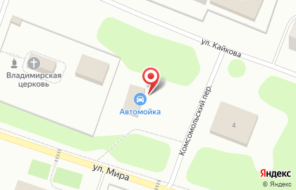 Автомойка Мурмаши на карте