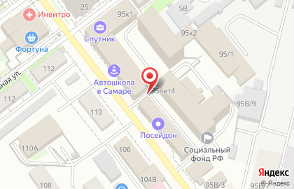 Центр объединения строителей СФЕРА-А в Октябрьском районе на карте