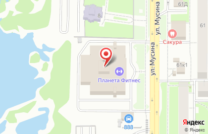 Салон по изготовлению ортопедических стелек FizioStep на улице Мусина на карте