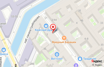 Магазин тканей Bella Tessuti на карте