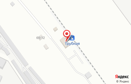 Трубная, железнодорожная станция на карте