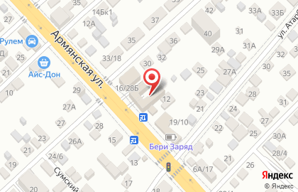 Продуктовый магазин в Ростове-на-Дону на карте