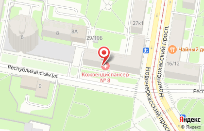 Кожно-венерологический Диспансер # 8 Красногвардейского Района на карте