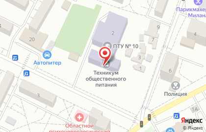 Белгородский техникум общественного питания на карте