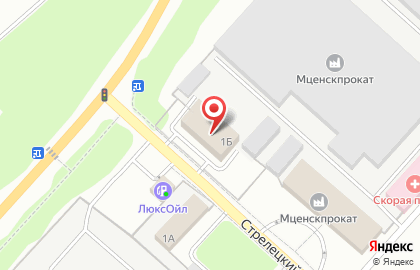 Пункт приема металлолома в Орле на карте