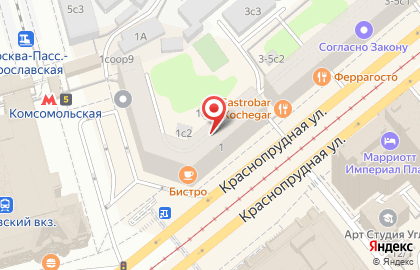 Москитные сетки у метро Комсомольская на карте