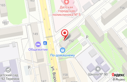 Бабинский мясокомбинат на улице Воровского на карте