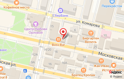 Лаборатория Kodak на Московской улице на карте