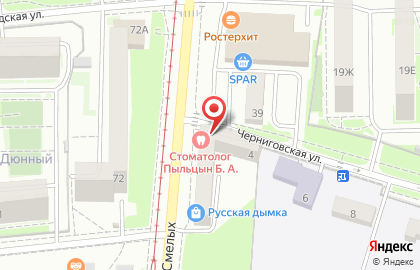 Система клиник Эдкар в Московском районе на карте
