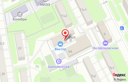 Автосервис в Москве на карте