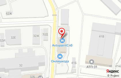 Автоцентр Top Service на карте