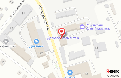Тэсс Сибирь на Шатковской улице на карте