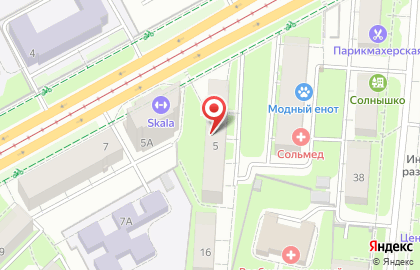 Салон мебели Олегранд в Индустриальном районе на карте