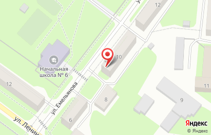 Амбар на улице Емельянова на карте