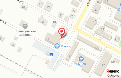 Супермаркет Магнит в Уфе на карте