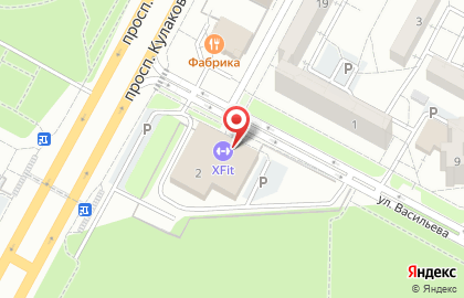 Спортивный комплекс X-fit на карте