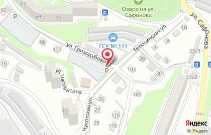 Автостоянка во Владивостоке на карте