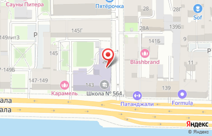 Средняя общеобразовательная школа №564 на карте