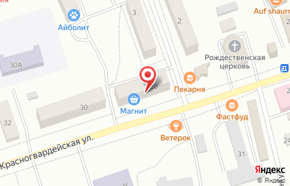 Гипермаркет Магнит в Смоленске на карте