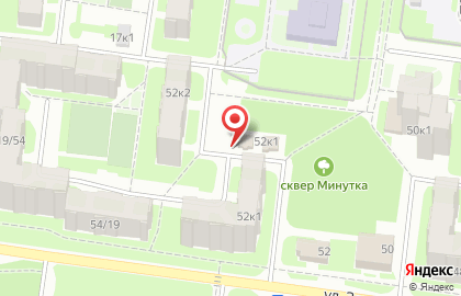 Продовольственный магазин на улице Зелинского на карте