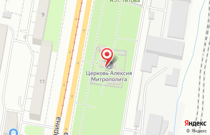 Храм Святителя Алексия на улице Гагарина на карте