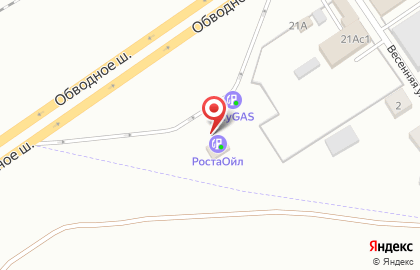 АЗС Ростаойл в Центральном районе на карте