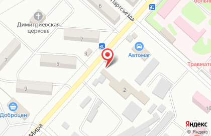 Автостоянка в Волгограде на карте