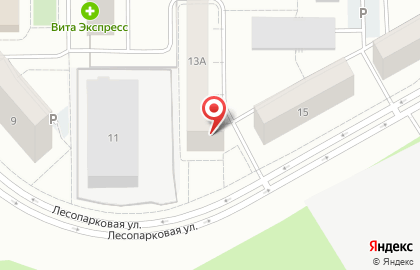 Продуктовый магазин в Тюмени на карте