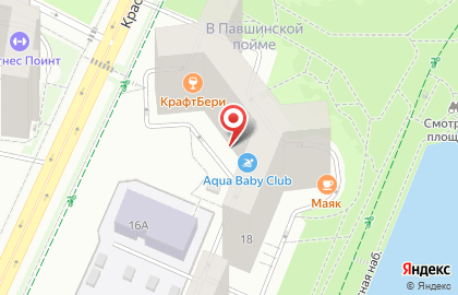 Универсам в Москве на карте