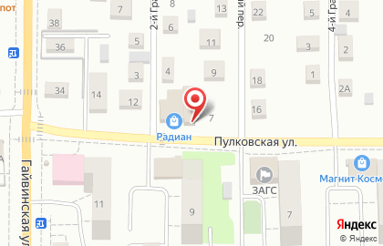 Салон цветов Зеленый мир в Орджоникидзевском районе на карте
